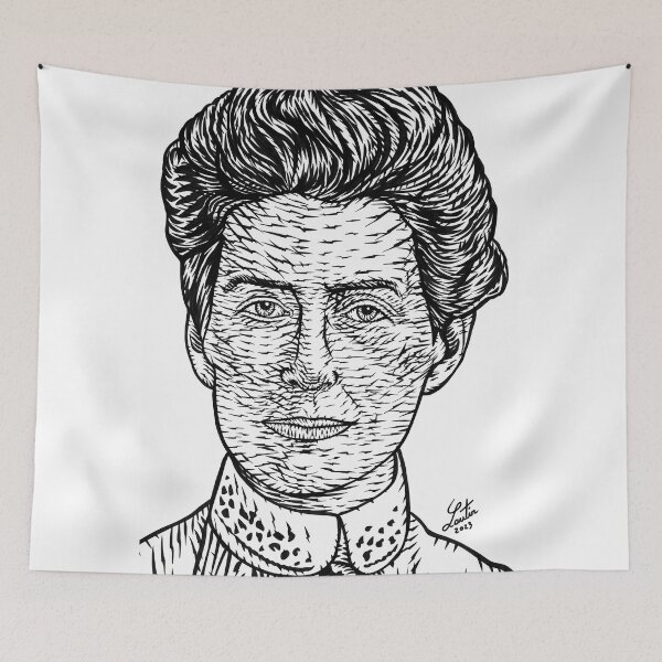 Item preview, EDITH CAVELL ink portrait .1 designed and sold by lautir.