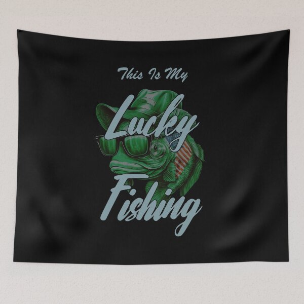 Item preview, American Flag Fishing St Patrick's Day Irish this is My Lucky Fishing  designed and sold by TeeTopiaa.