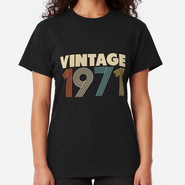 Vintage 1971 - 47th Birthday Classic T-Shirt