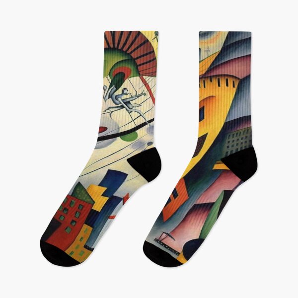 Item preview, Kandinsky Style - The Big City designed and sold by ArtNouveauChic.