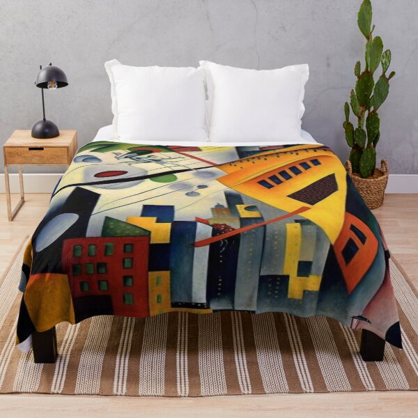 Item preview, Kandinsky Style - The Big City designed and sold by ArtNouveauChic.