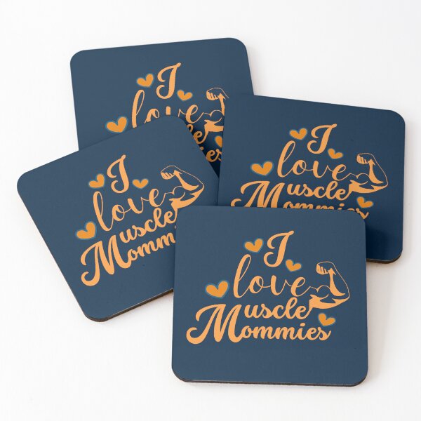 Item preview, I Love Muscle Mommies, Workout Mommies, Gym Mommies designed and sold by designerpriti.