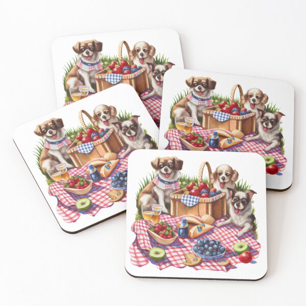 Item preview, Picnic: "Let's Picnic! Small Dogs, Big Fun" designed and sold by Furry-BFF.