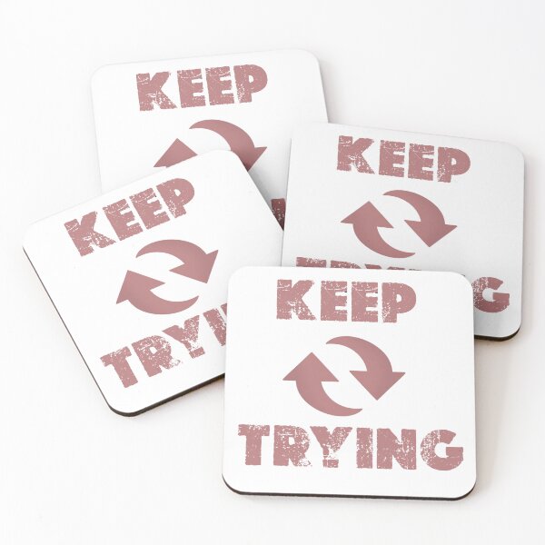 Item preview, Keep trying  designed and sold by Manar Altaweel.