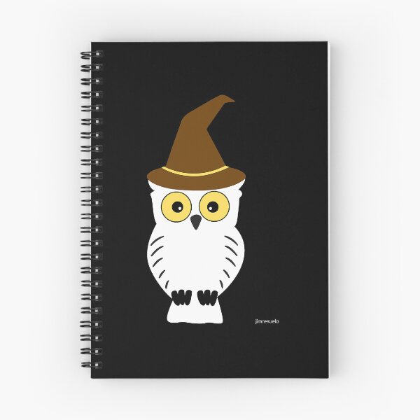 Item preview, Cute snow white owl wearing hat designed and sold by Jiannanzzxxx.
