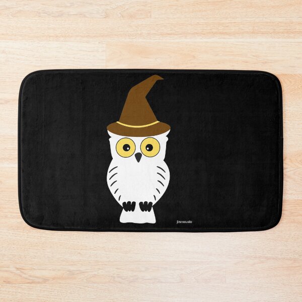 Item preview, Cute snow white owl wearing hat designed and sold by Jiannanzzxxx.