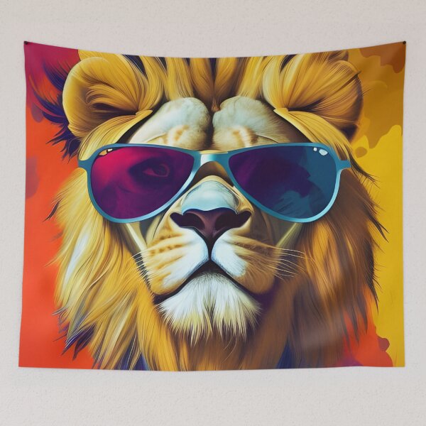 Item preview, Cool Lion Art designed and sold by Planetporridge.
