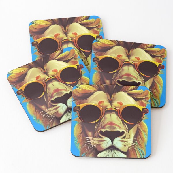 Item preview, Fun pop art lion designed and sold by Planetporridge.