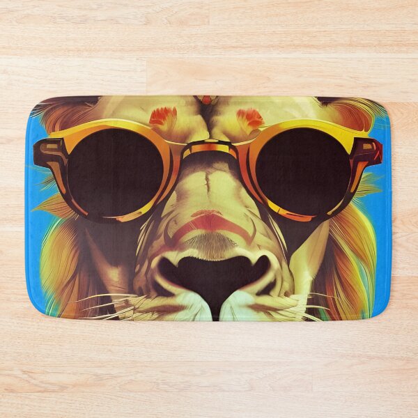 Item preview, Fun pop art lion designed and sold by Planetporridge.