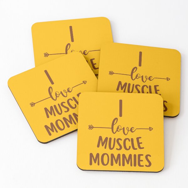 Item preview, I Love Muscle Mommies, Workout Mommies, Gym Mommies designed and sold by designerpriti.