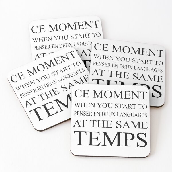 Item preview, Ce Moment When You Start Penser En Deux Langues designed and sold by M.Z BetterLife™.