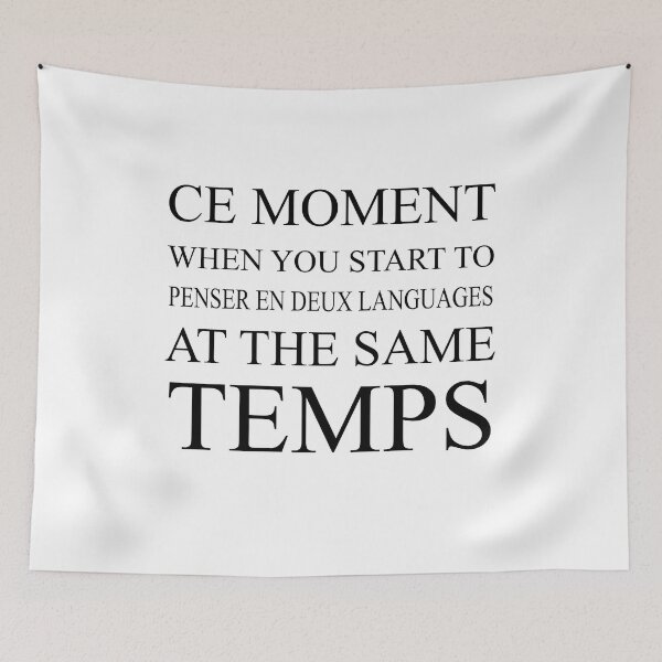 Item preview, Ce Moment When You Start Penser En Deux Langues designed and sold by M.Z BetterLife™.