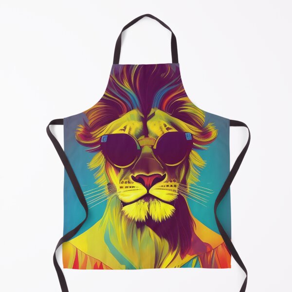 Item preview, Lion in sunglasses art designed and sold by Planetporridge.
