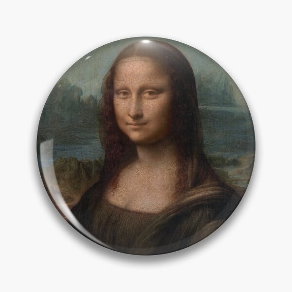 Item preview, Leonardo da Vinci's Portrait of Mona Lisa del Giocondo (between 1503 and 1506) famous painting designed and sold by RaspberryEM.