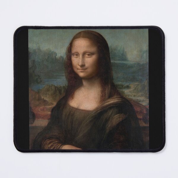 Item preview, Leonardo da Vinci's Portrait of Mona Lisa del Giocondo (between 1503 and 1506) famous painting designed and sold by RaspberryEM.