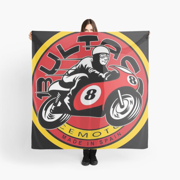 Aperçu de l'œuvre Coureur de route de motos Bultaco rétro créée et vendue par retropetrol.