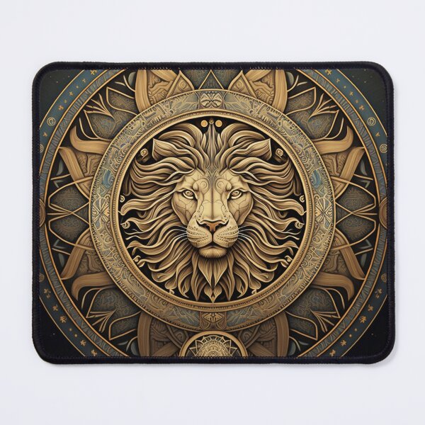 Item preview, zodiac leo mandala art designed and sold by elangkarosingo.