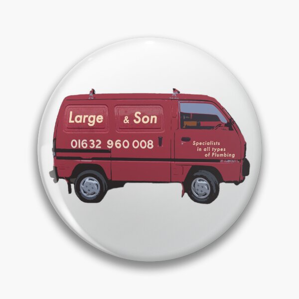 Item preview, Doc Martin Bert Large Large Plumbing Red Van Cornwall Portwenn designed and sold by SonnyBoyDesigns.