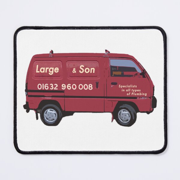 Item preview, Doc Martin Bert Large Large Plumbing Red Van Cornwall Portwenn designed and sold by SonnyBoyDesigns.