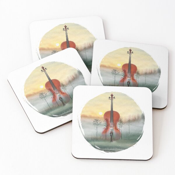 Item preview, cello landscape designed and sold by piesdesignart.
