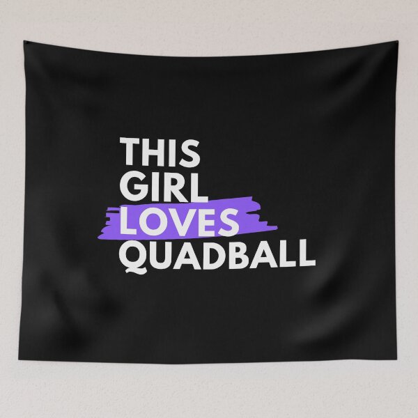 Item preview, This girl loves quadball designed and sold by TheGreenGoat.