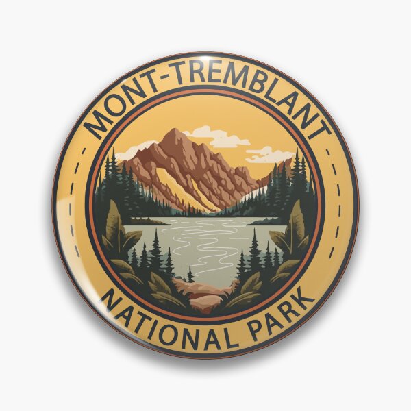 Item preview, Mont-Tremblant National Park Canada Badge designed and sold by KrisSidDesigns.