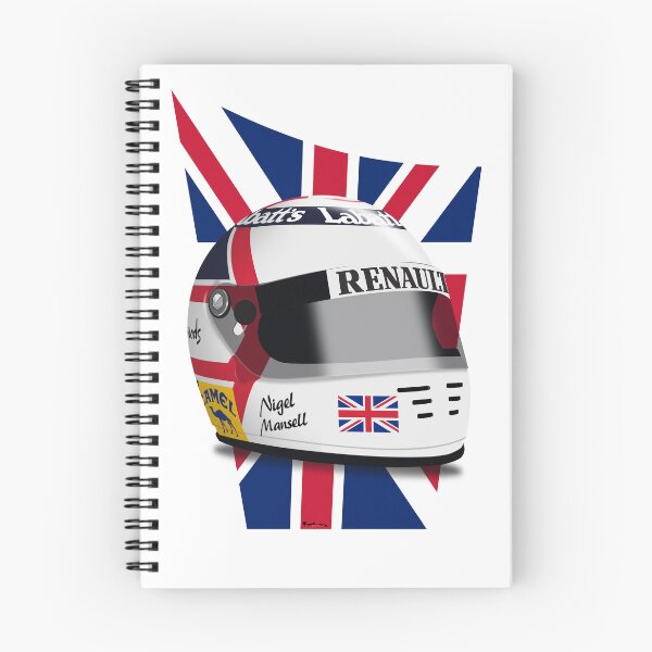 Item preview, Nigel Mansell 1992 - Helmet flag champion designed and sold by JageOwen.