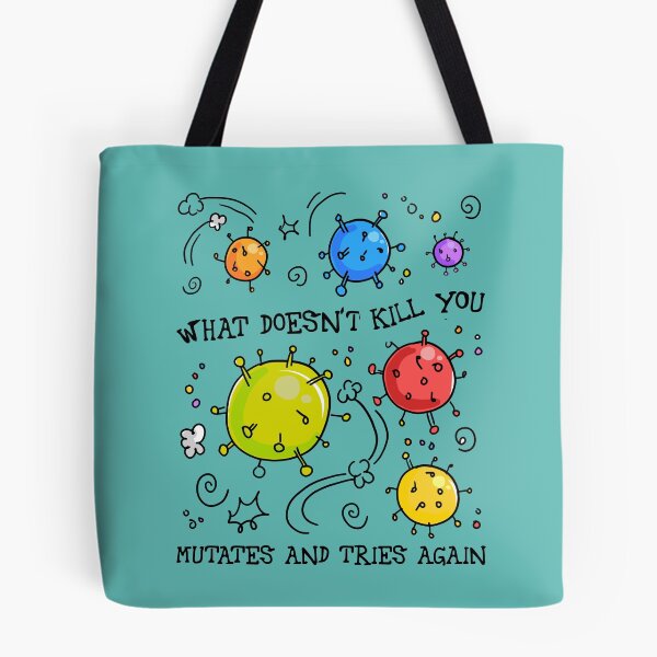 Item preview, What doesn't kill you mutates ... (black) designed and sold by SolidEarthArt.