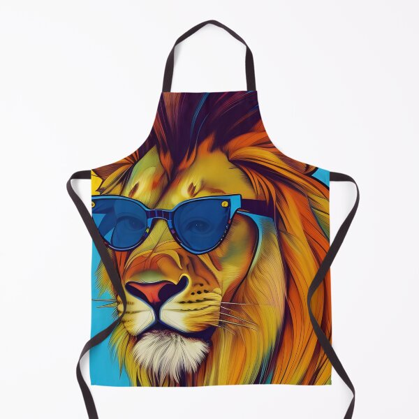 Item preview, Lion with sunglasses on designed and sold by Planetporridge.