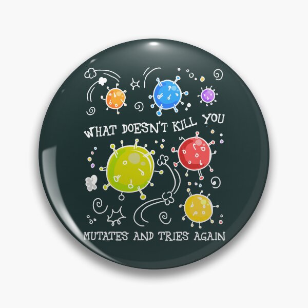 Item preview, What doesn't kill you mutates ... (white) designed and sold by SolidEarthArt.