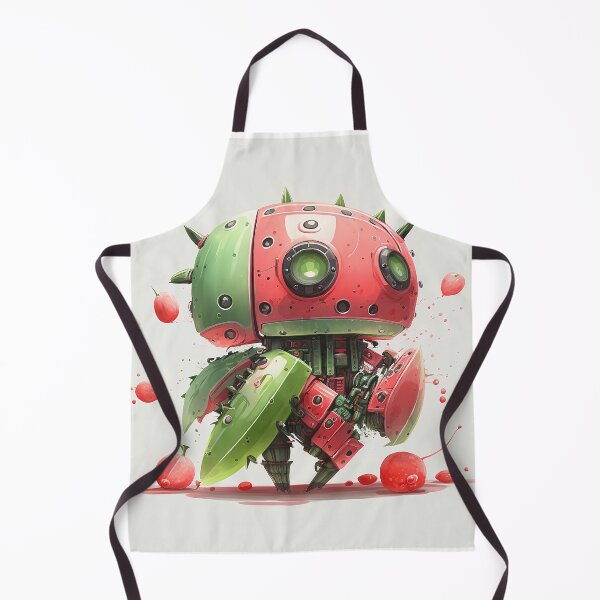 Item preview, Red Watermelon 3D Robot designed and sold by myfigaidea.