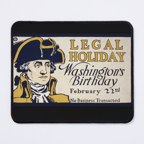 Item preview, Legal holiday, Washington's birthday (ca. 1890) designed and sold by RaspberryEM.