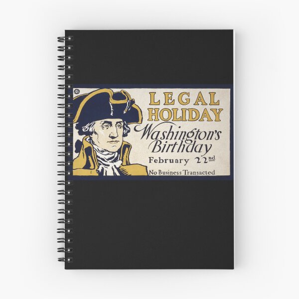 Item preview, Legal holiday, Washington's birthday (ca. 1890) designed and sold by RaspberryEM.