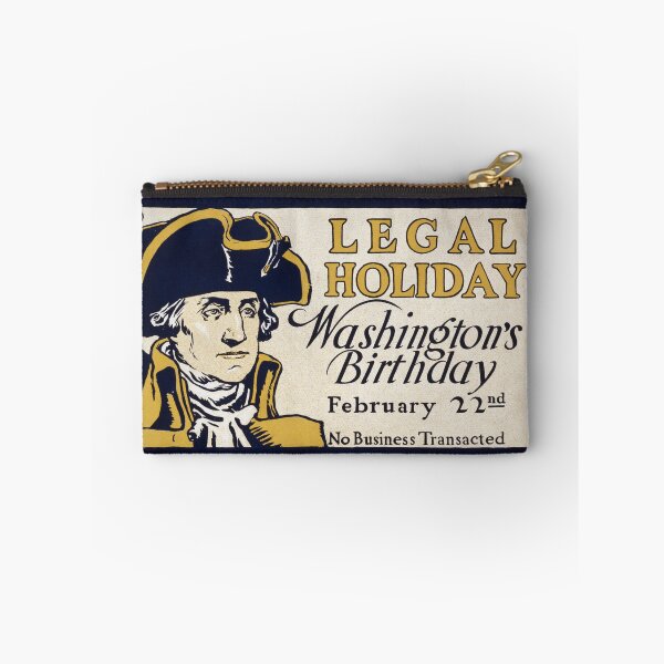 Item preview, Legal holiday, Washington's birthday (ca. 1890) designed and sold by RaspberryEM.