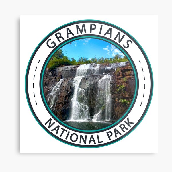 Grampians National Park Australia Badge Metal Print