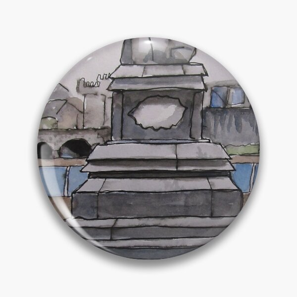Item preview, The Treaty Stone, Limerick City, Ireland. Pen, watercolor on 18x23cm paper designed and sold by crowleyronan123.