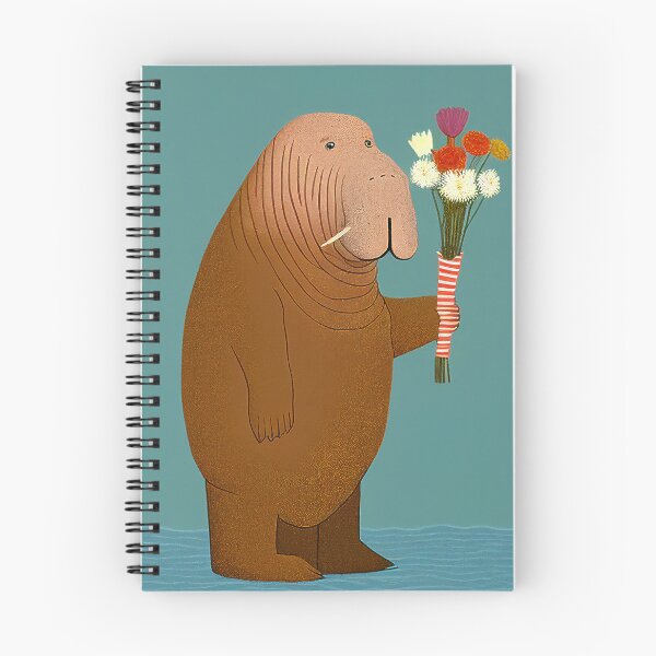 Item preview, Walrus with Flowers designed and sold by WalterWhatFace.