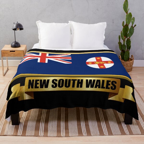 Item preview, NEW SOUTH WALES Flag Gifts, Masks, Stickers & Products (N) designed and sold by mpodger.