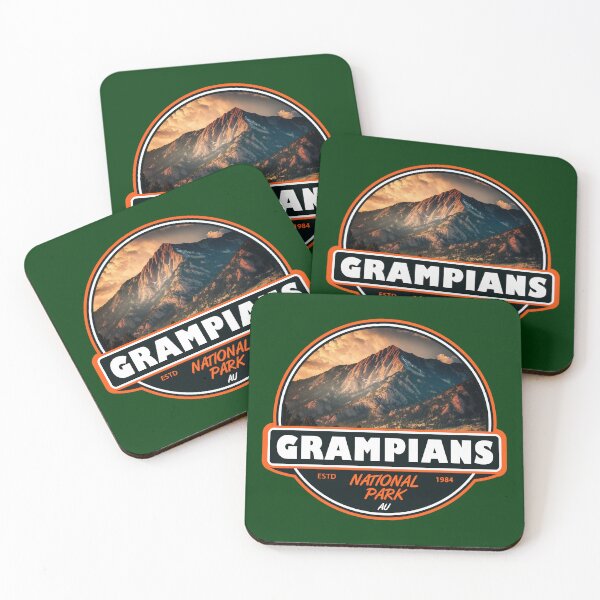 Item preview, Grampians National Park Australia Travel Art Emblem designed and sold by KrisSidDesigns.