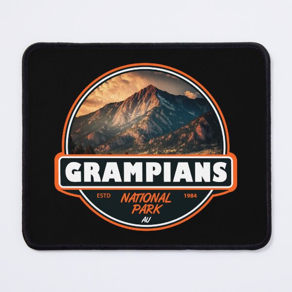 Item preview, Grampians National Park Australia Travel Art Emblem designed and sold by KrisSidDesigns.