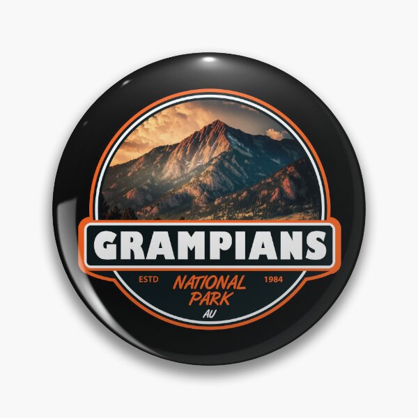 Item preview, Grampians National Park Australia Travel Art Emblem designed and sold by KrisSidDesigns.
