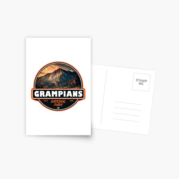 Item preview, Grampians National Park Australia Travel Art Emblem designed and sold by KrisSidDesigns.