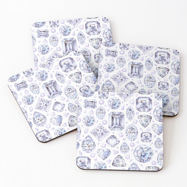 Item preview, Precious Diamond Collection. Hand-painted Crystal Print designed and sold by AmberSunArt.