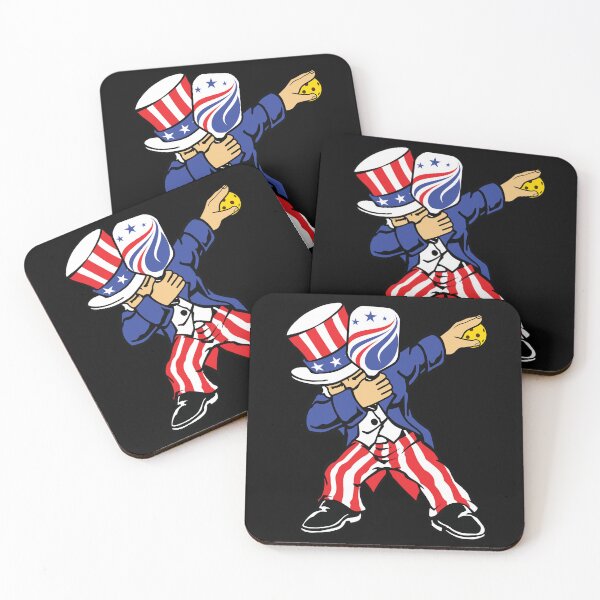 Item preview, Pickleball American Flag 4th of July Uncle Sam Dabbing designed and sold by grinta2021.