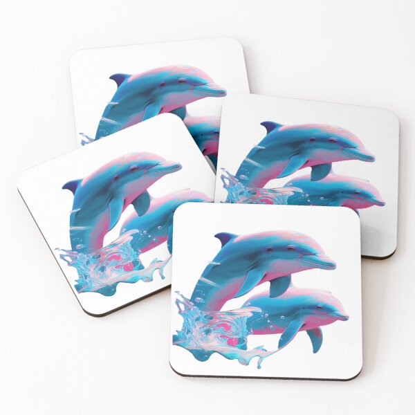 Item preview, Wounderful and Colourful Dolphins designed and sold by GloriousArtSKD.