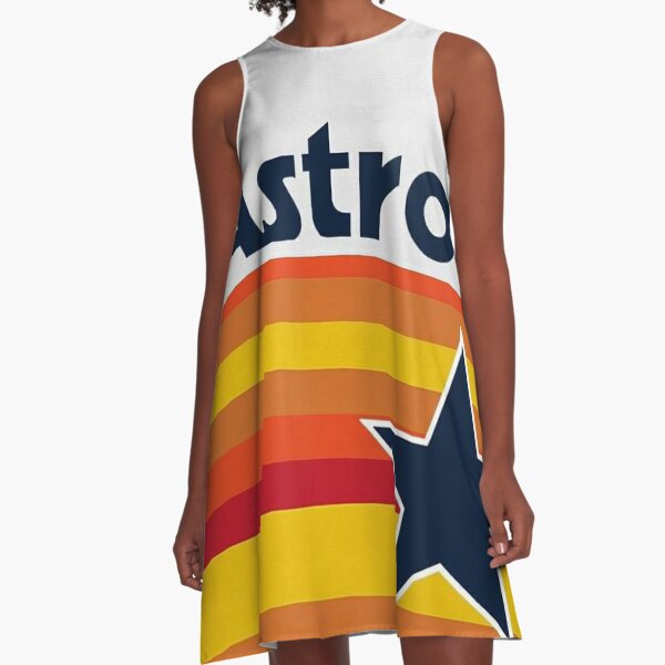 Astros tshirt dress, Houston Astros glitter dress, MLB apparel