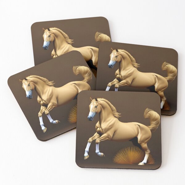 Item preview, Akhal Teke horse, Ai Generated Art  designed and sold by ACC .