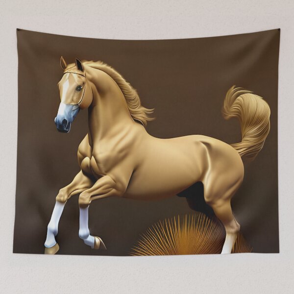 Item preview, Akhal Teke horse, Ai Generated Art  designed and sold by ACC .