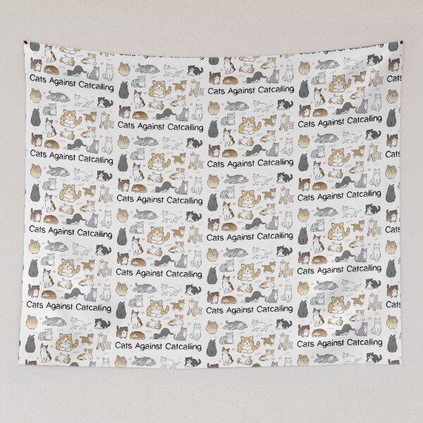 Item preview, Cats Against Catcalling designed and sold by Inferna-Love Creations.