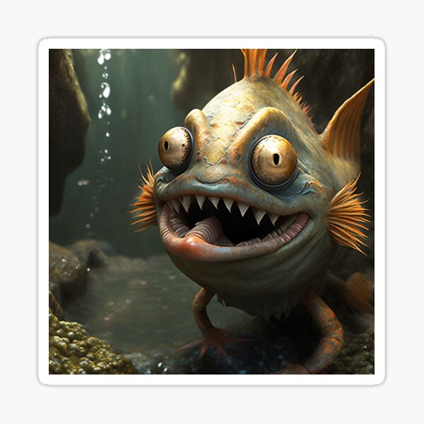 Item preview, Fish Ghoulie designed and sold by jeferylevy.